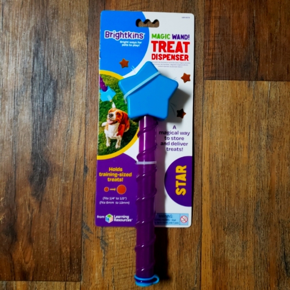 Brightkins Magic Wand Treat Dispenser For Pets